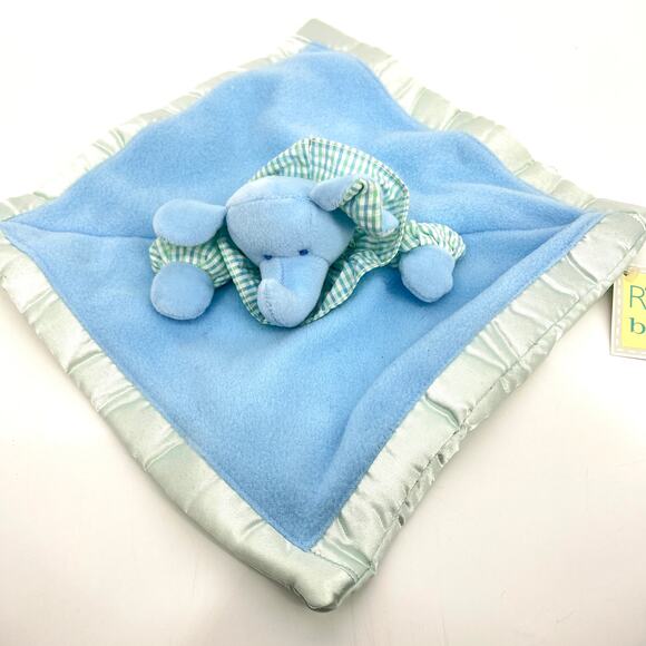 Baby Russ Elephant Comfy Cuddlers Lovey Security Blanket NEW - Picture 8 of 8